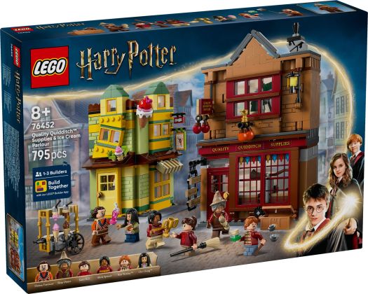 Magasin d'accessoires de Quidditch et marchand de glaces