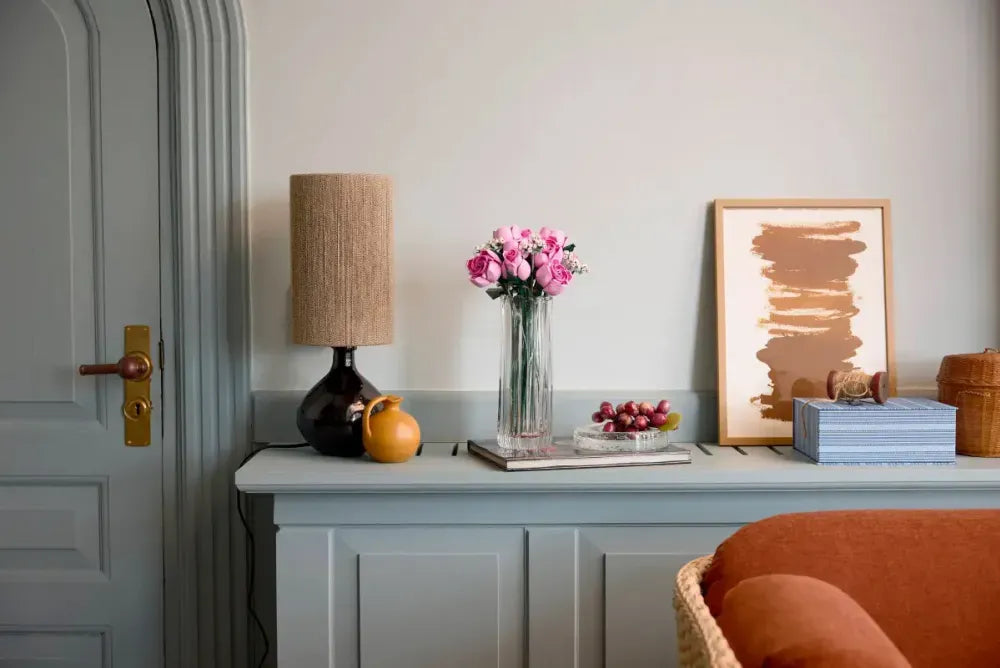 Le bouquet de roses roses