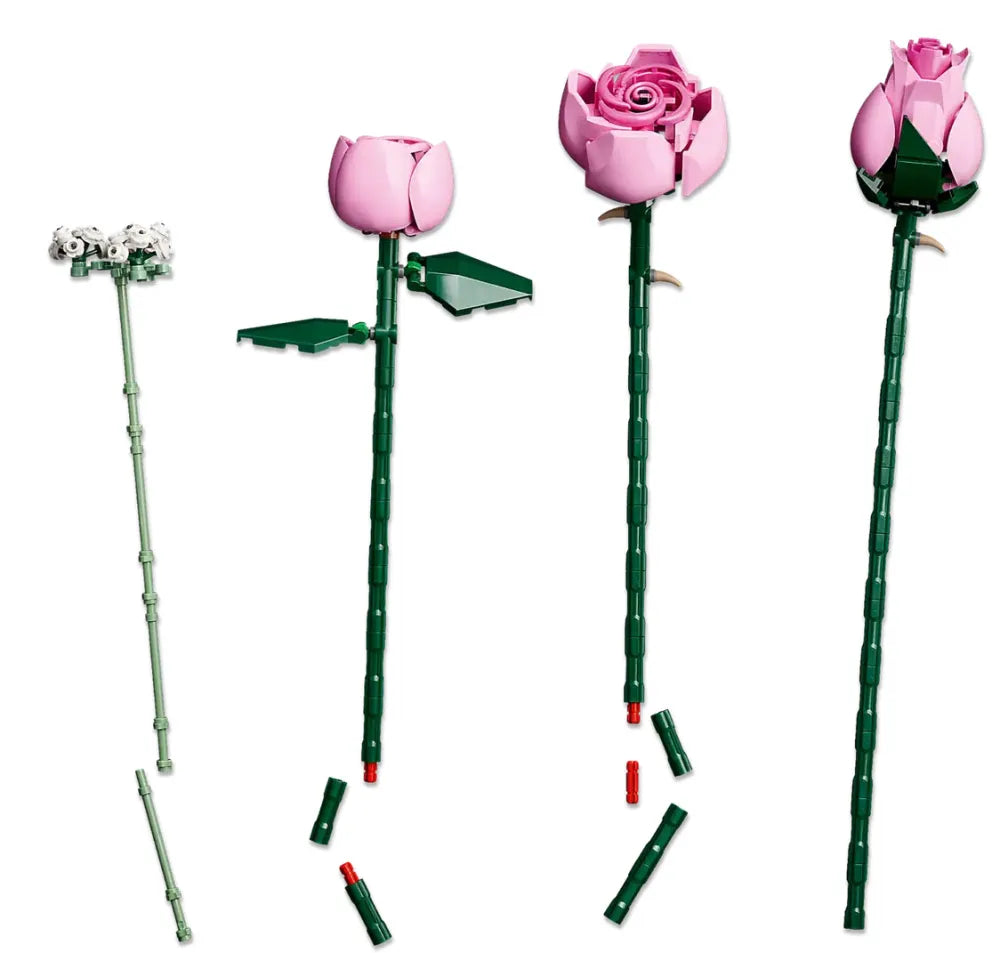 Le bouquet de roses roses